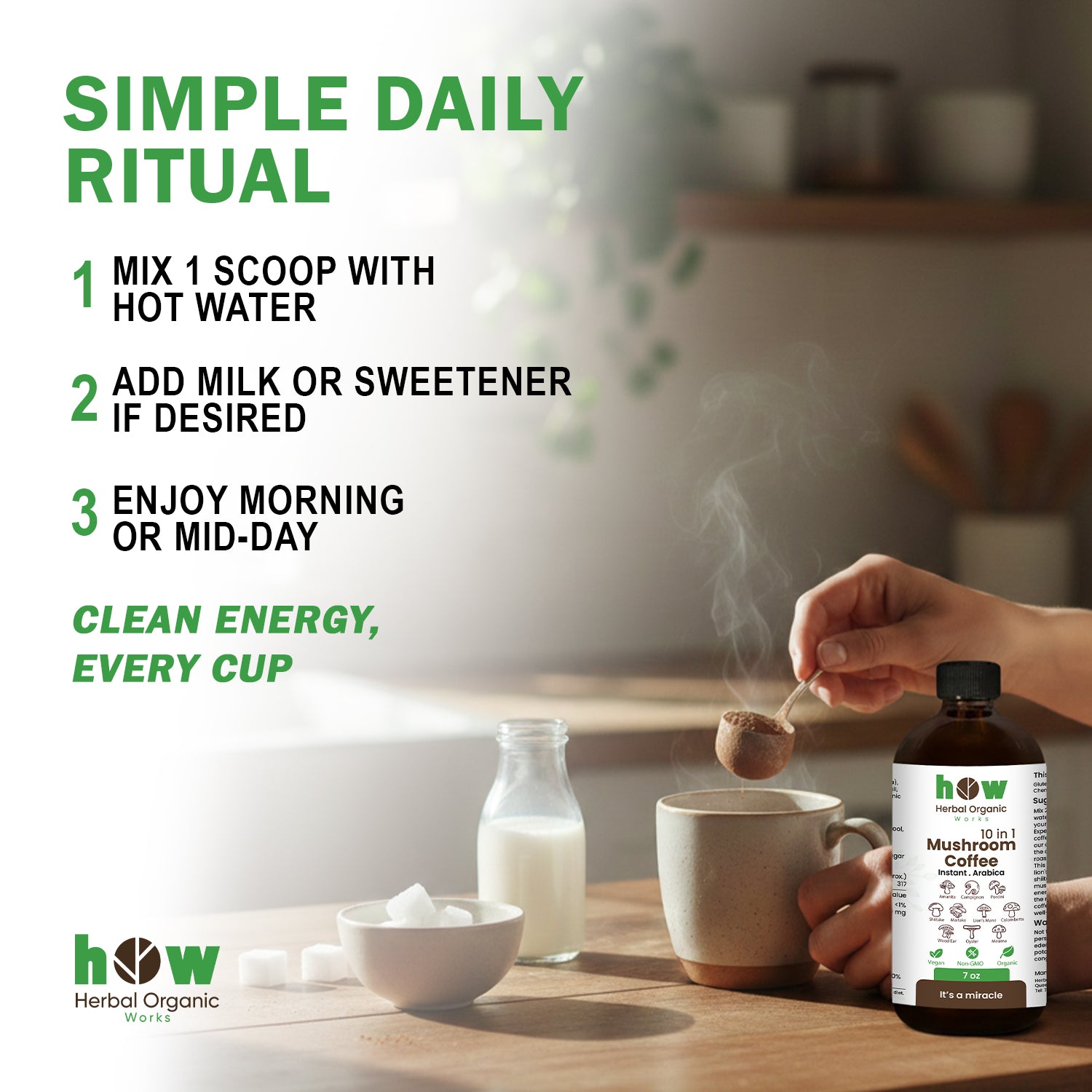 Mushroom Coffee uses