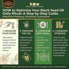 Black Seed Oil 4oz | Cold Pressed Ethiopian Nigella Sativa