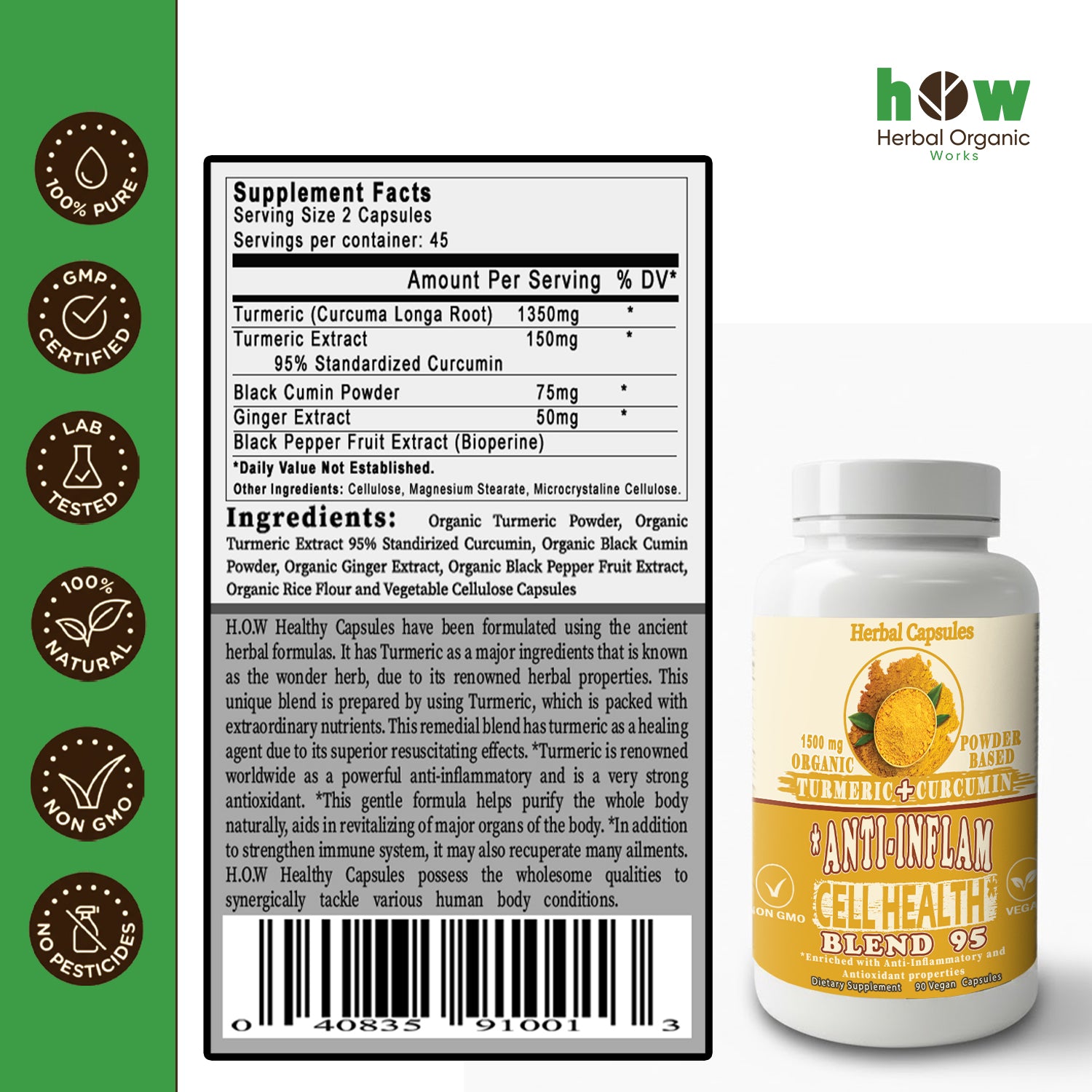 Anti inflam Nutrition Facts