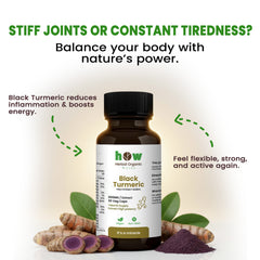 Black Turmeric –100% Natural Anti-Inflammatory & Antioxidant Supplement | 30 Capsules