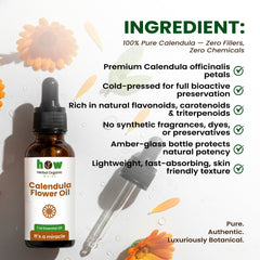 Calendula Flower Oil – 100% Pure & Natural 1 oz