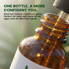 Aloe Vera Oil – 100% Pure by Herbal Organic Works | Skin, Hair & Nail Care | 1 oz Amber Glass Bottle with glass dropper