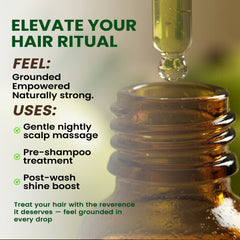 Amla Oil – Herbal Organic Works 100% Pure Cold-Pressed Oil for Hair & Skin | 1 oz Amber Glass Bottle with Dropper