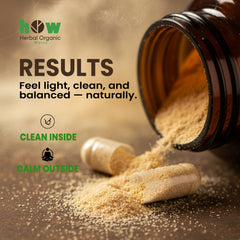 Psyllium Husk Capsules – 100% Pure Fiber Supplement – Supports Digestive system, Regularity, and Heart health | 60 Capsules (1 Month Supplement)