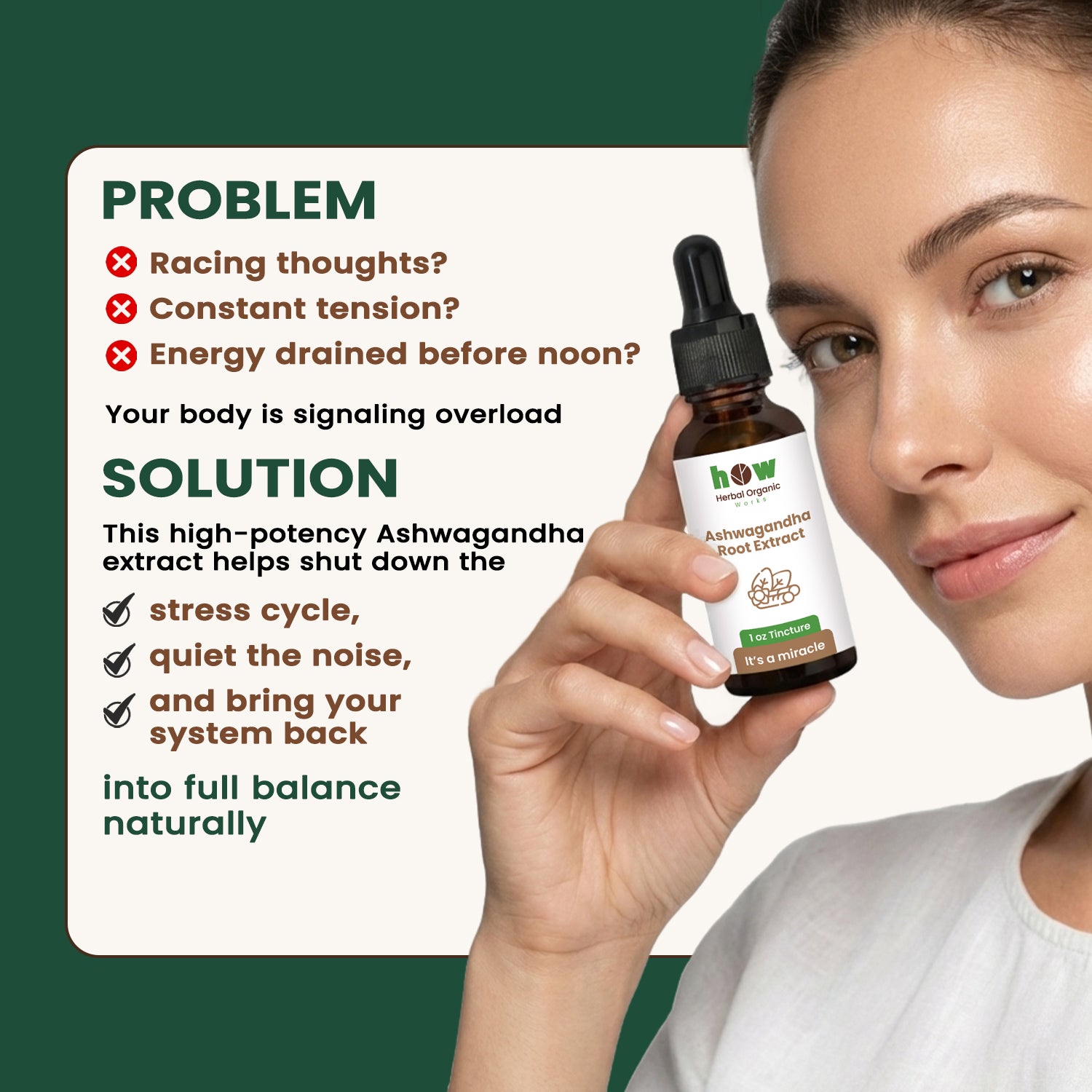 Ashwagandha extract solution