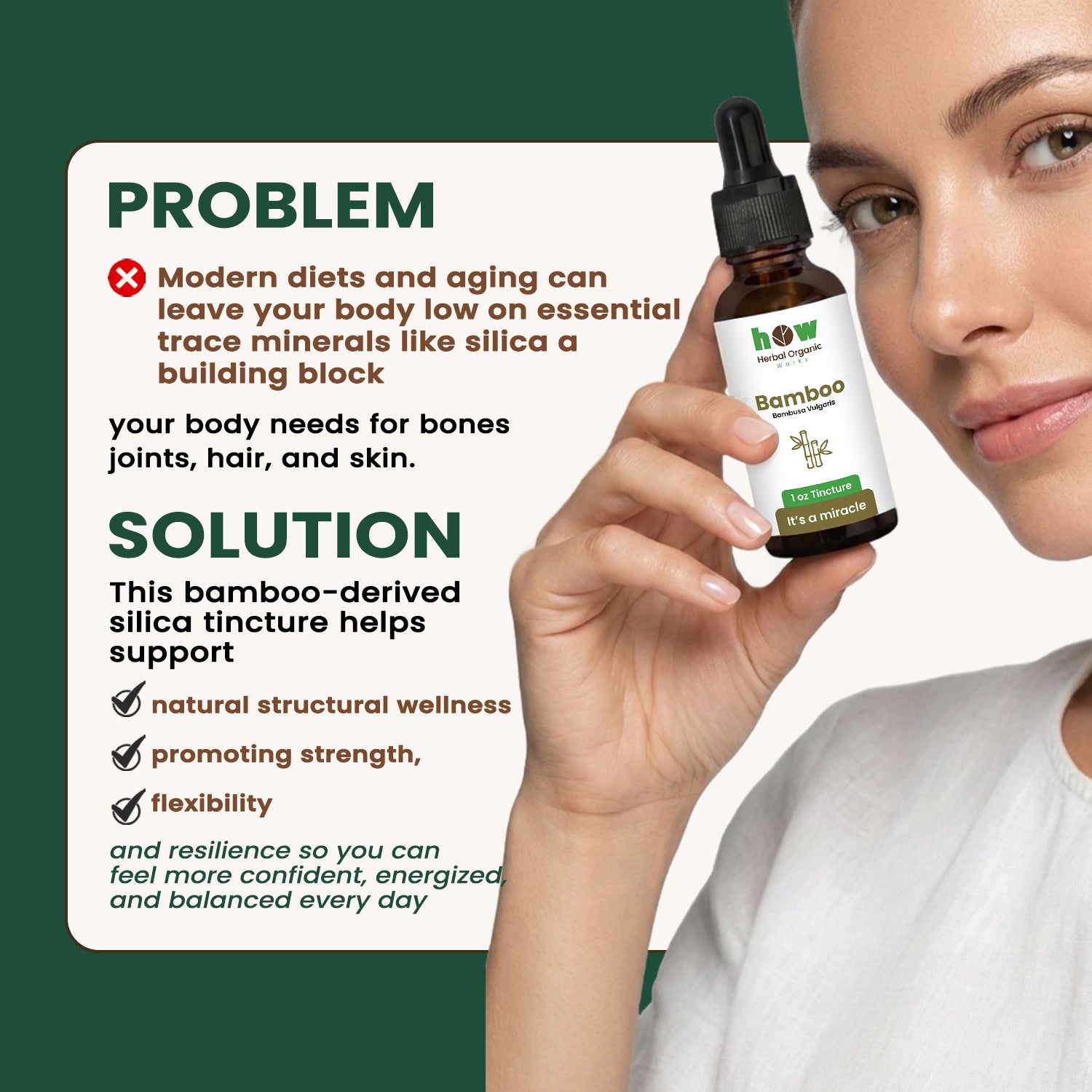 Bamboo tincture help