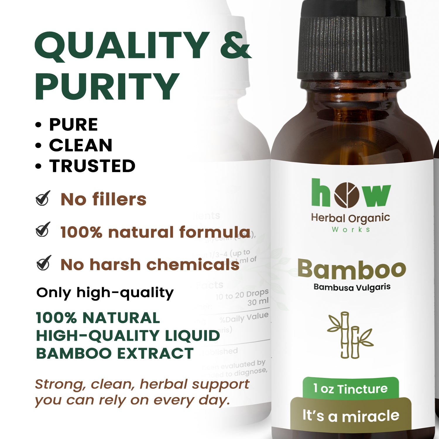 Bamboo tincture quality