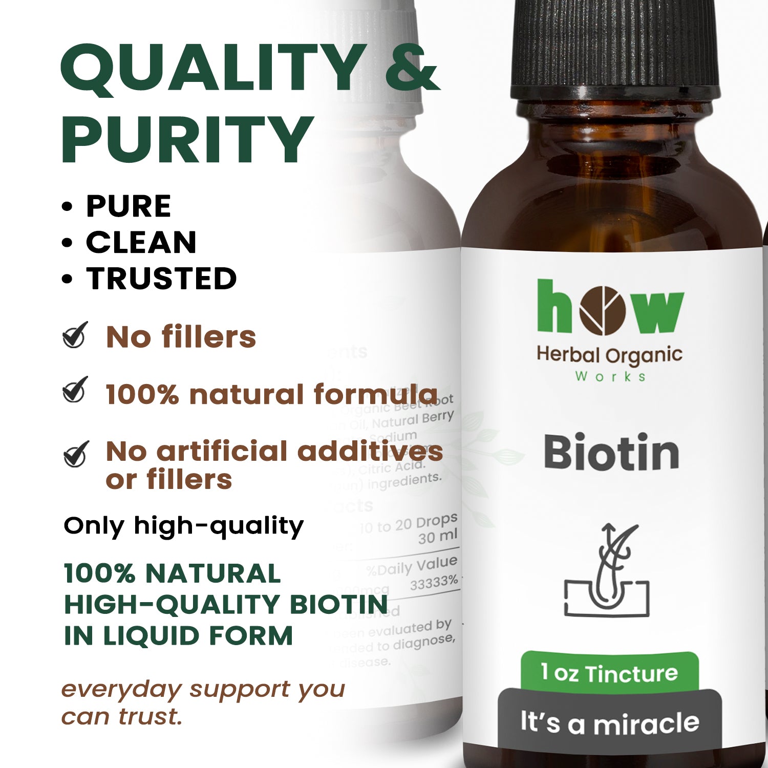 Biotin tincture quality