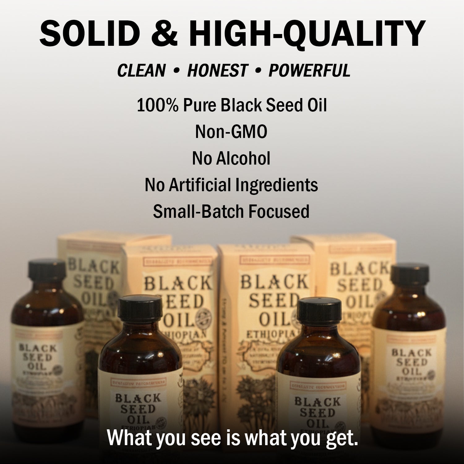 Black Seed Oil quality