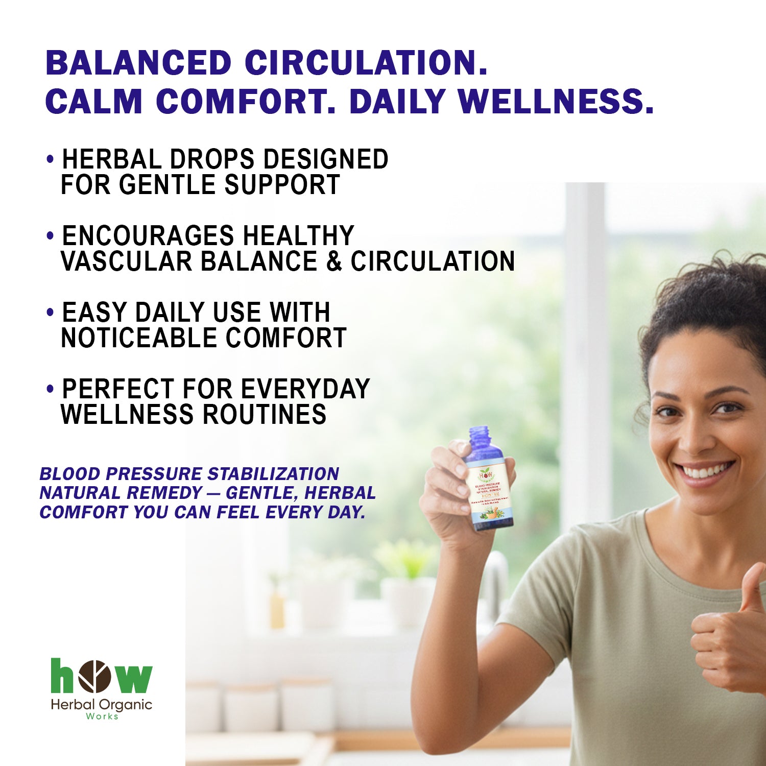 BLOOD PRESSURE STABILIZATION benefits