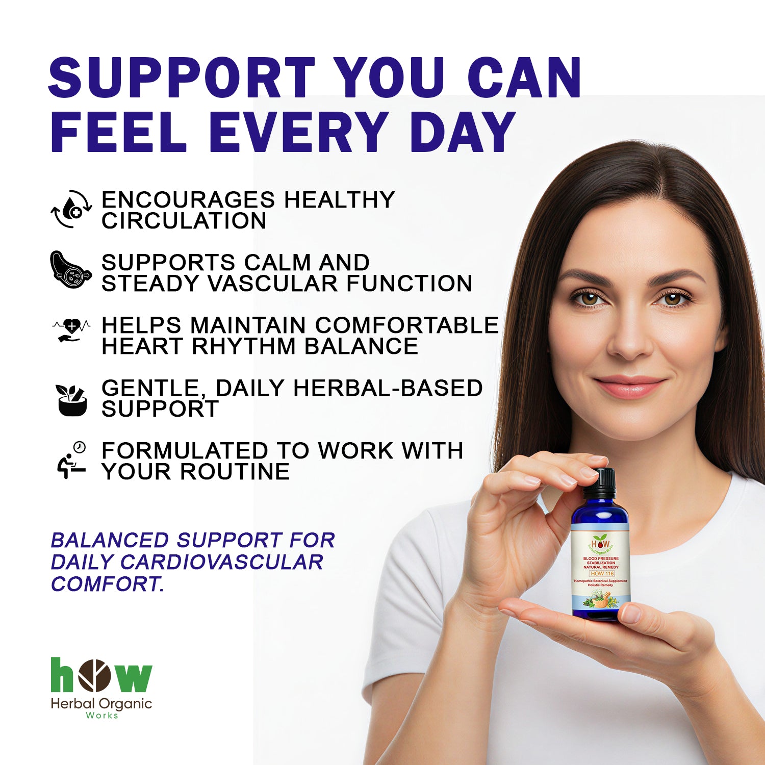 BLOOD PRESSURE STABILIZATION supports you