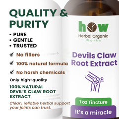 Devil's claw extract quality