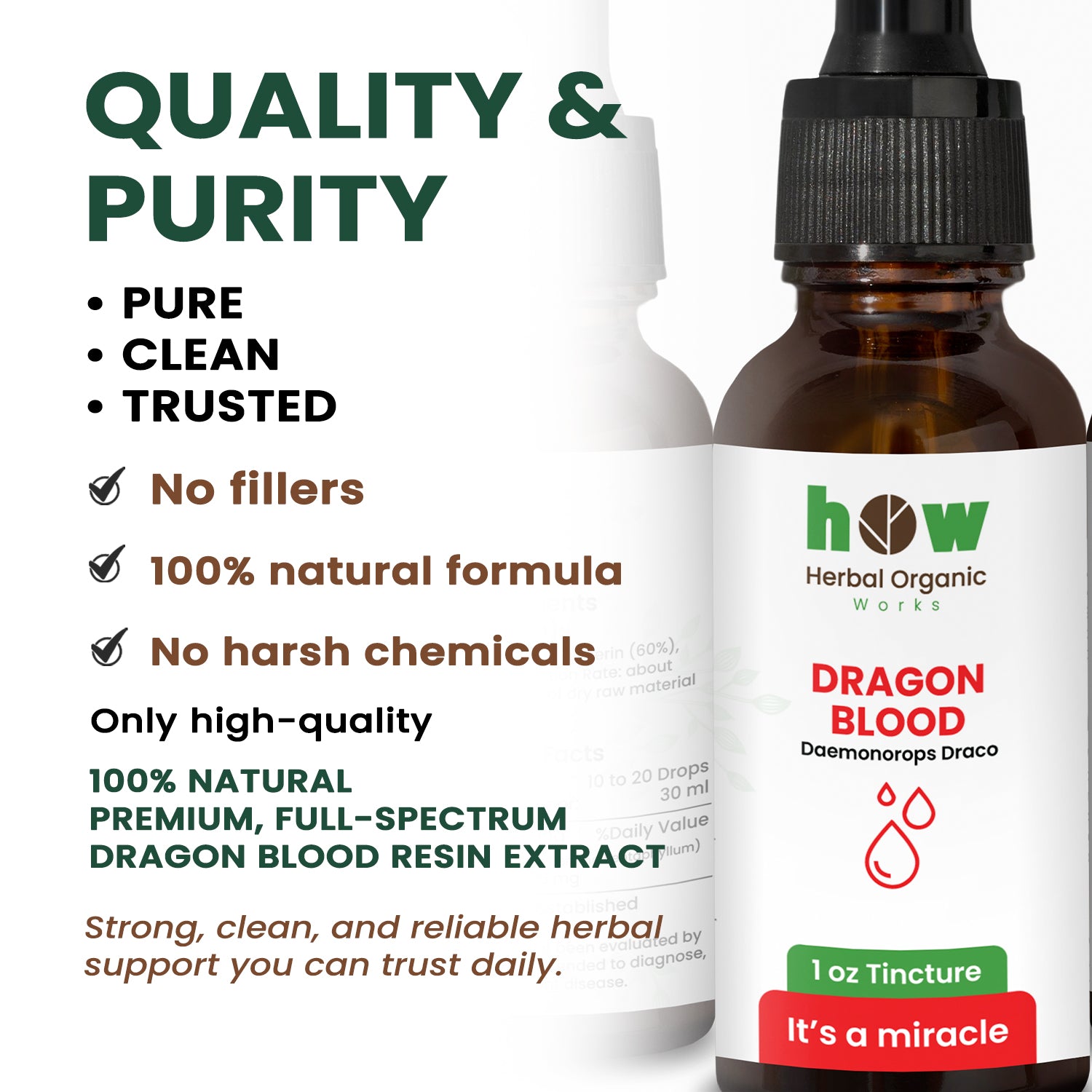 Dragon blood resin Tincture quality