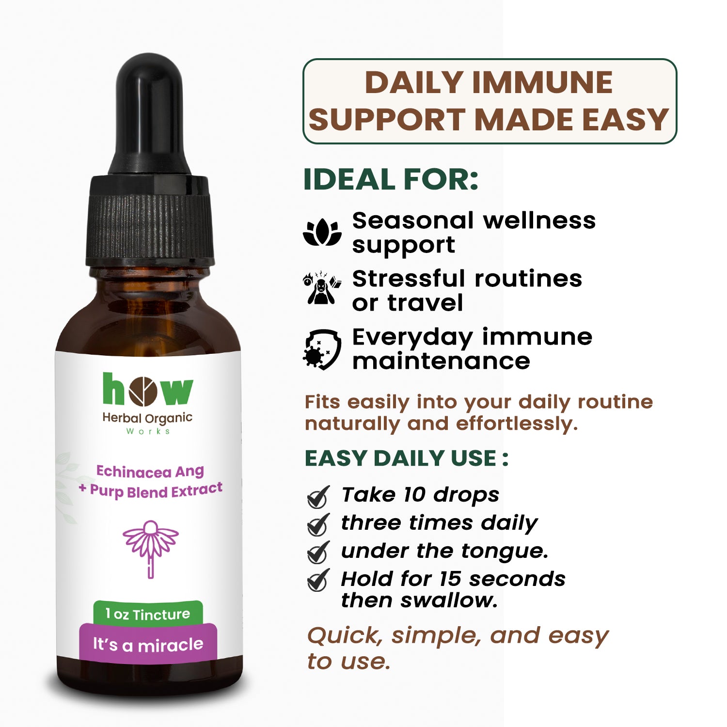 Echinacea angustifolia extract uses