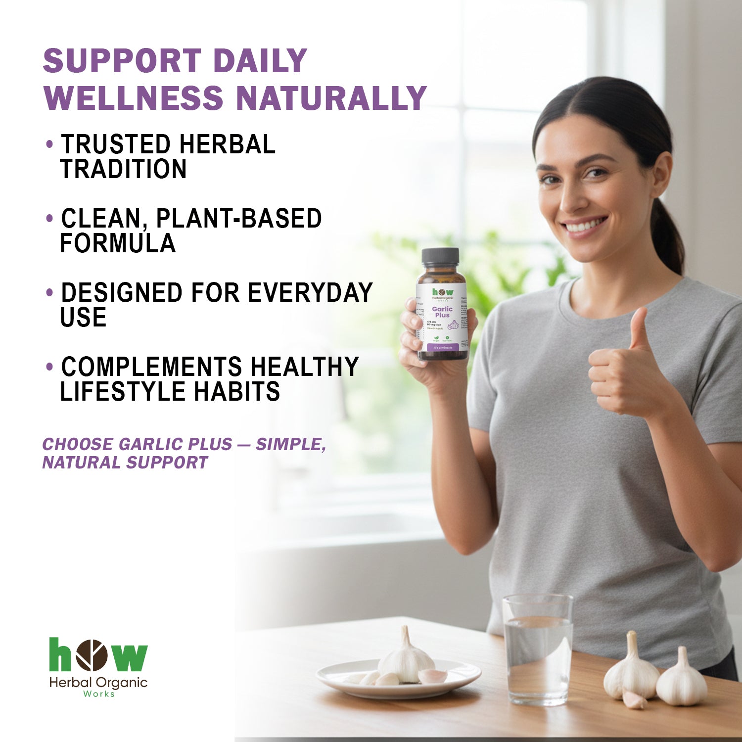 Garlic plus capsules benefits