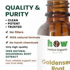 Goldenseal root extract quality