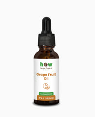 Grapefruit Essential Oil – Herbal Organic Works Pure Oil for Clear Skin, Fresh Home & Better Circulation | 30ml Dropper Bottle