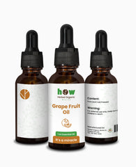 Grapefruit Essential Oil – Herbal Organic Works Pure Oil for Clear Skin, Fresh Home & Better Circulation | 30ml Dropper Bottle