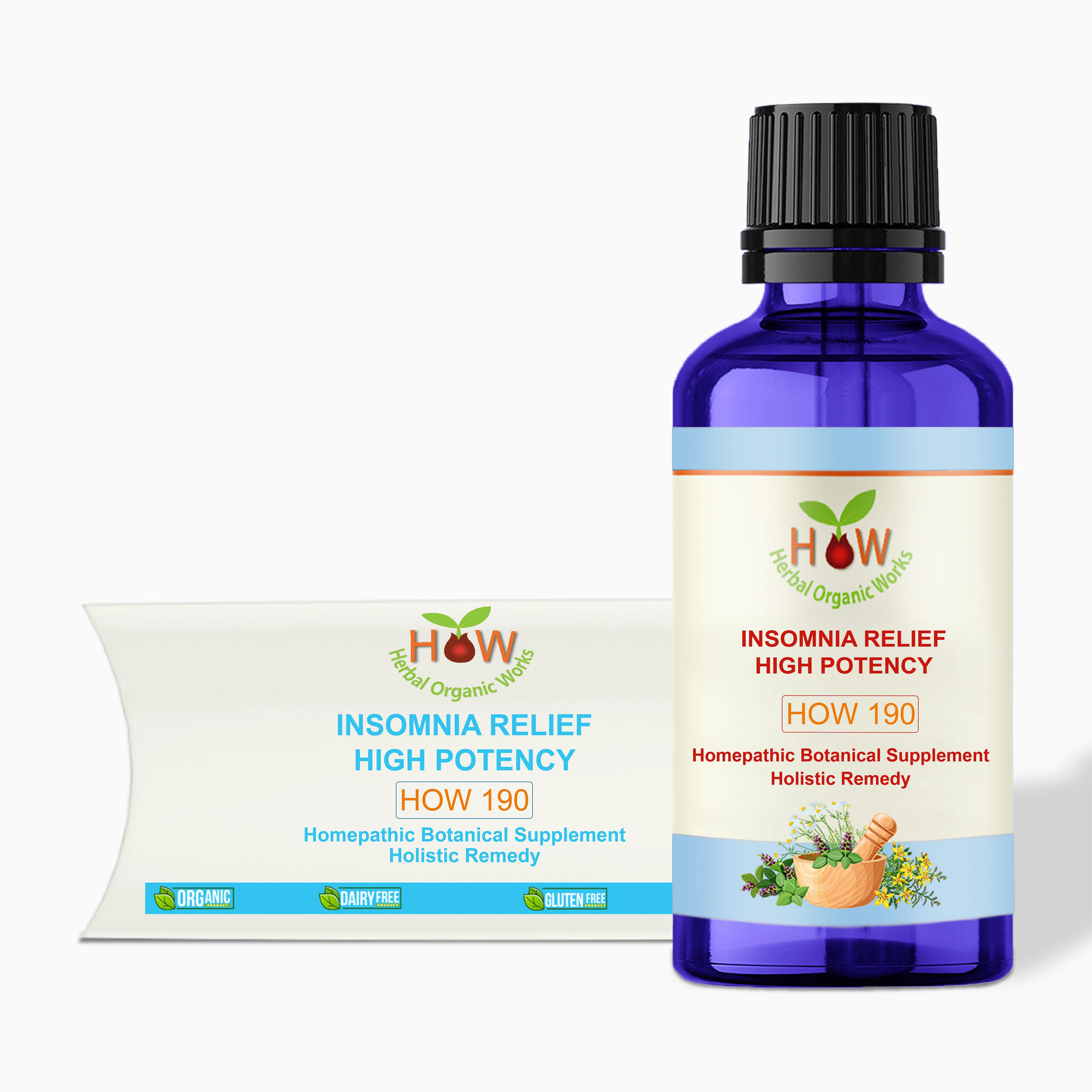 INSOMNIA RELEIF HIGH POTENCY REMEDY (HOW190)