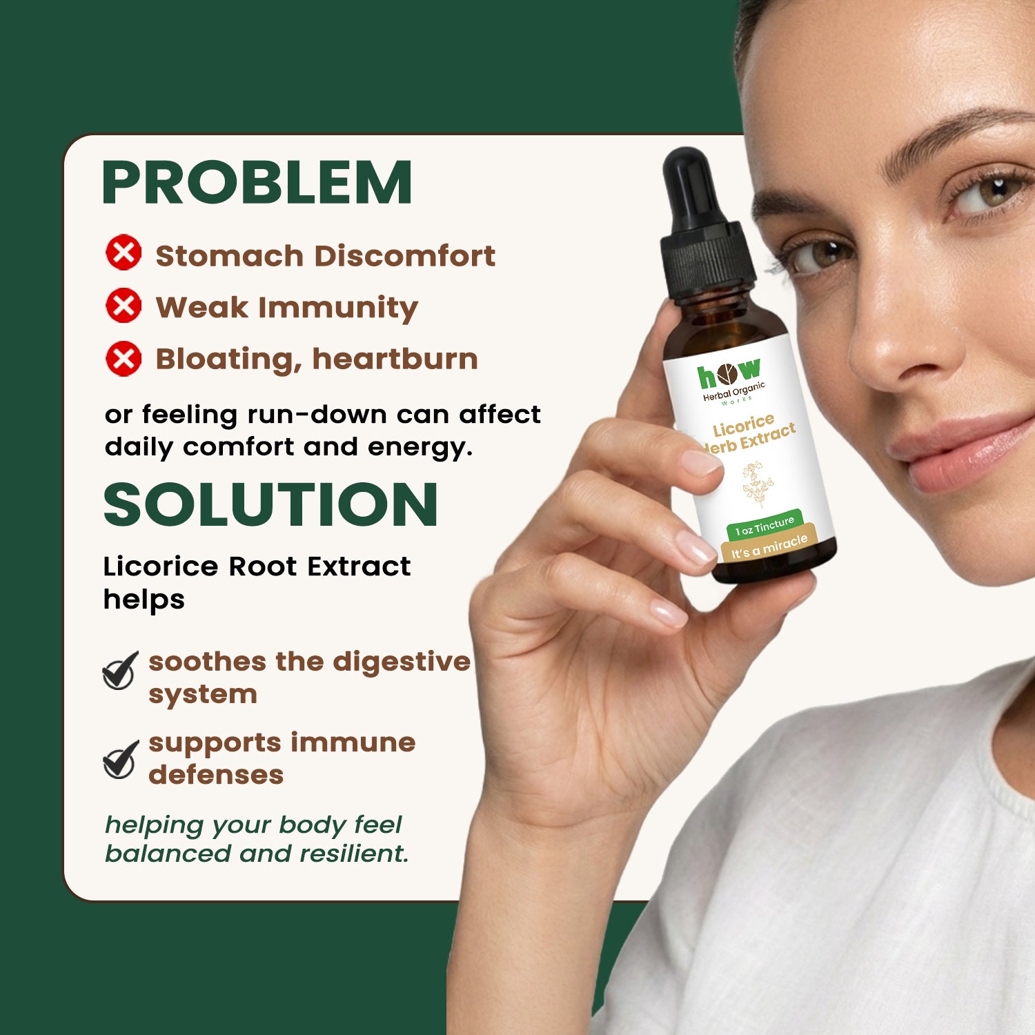 Licorice root extract problem