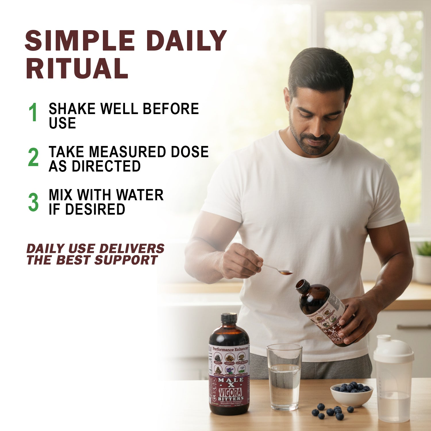 Male-X vigora bitters uses