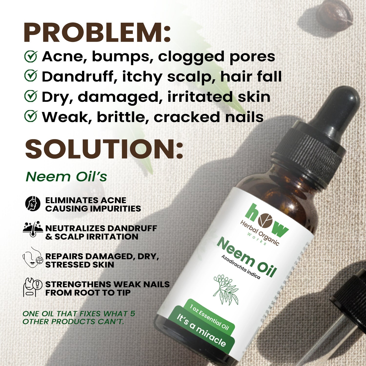 Neem oil problem & solution
