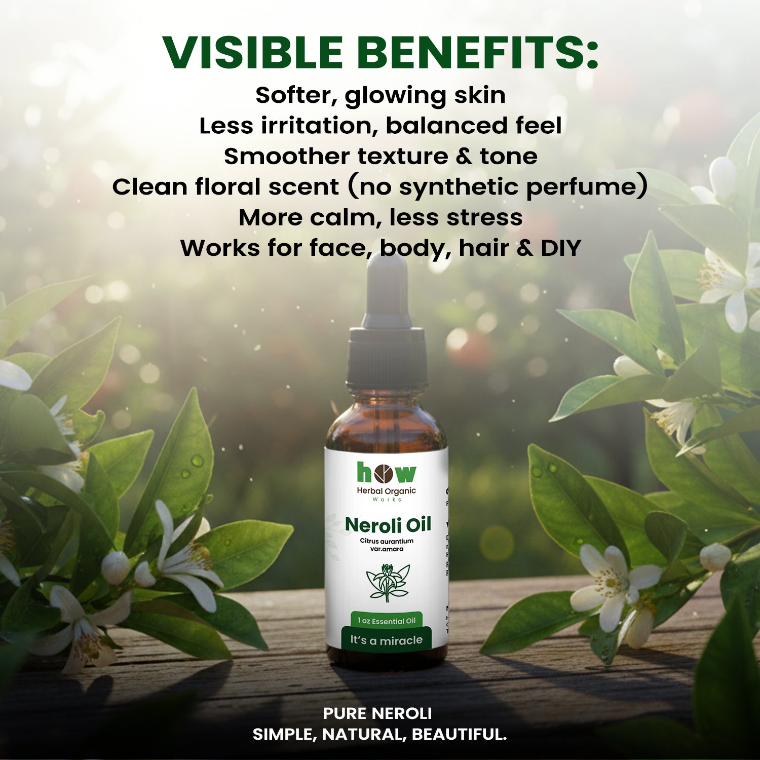 Neroli oil benefits