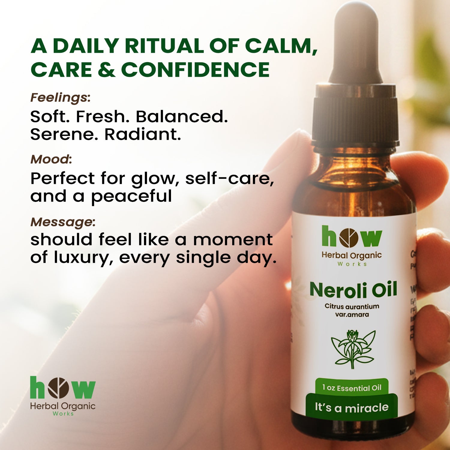 Neroli oil works