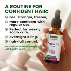 Onion oil for hair