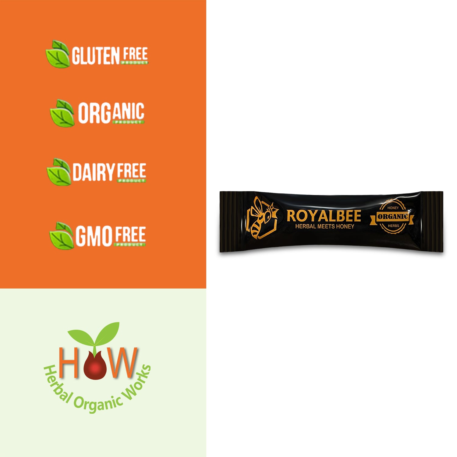 ROYAL BEE Honey Box of 12 Packets