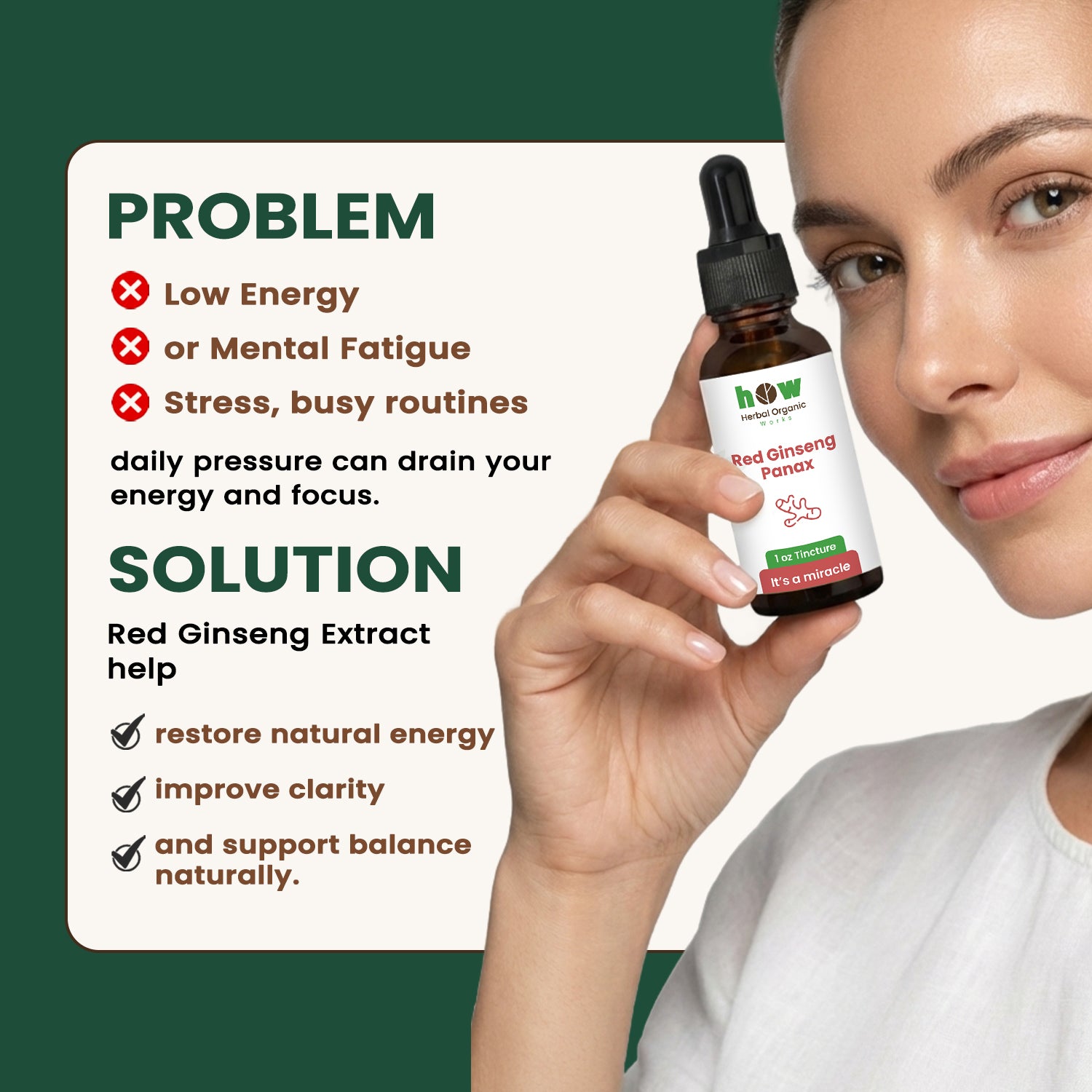 Red Ginseng panax tincture problem