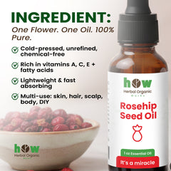 Rosehip seed oil ingredients
