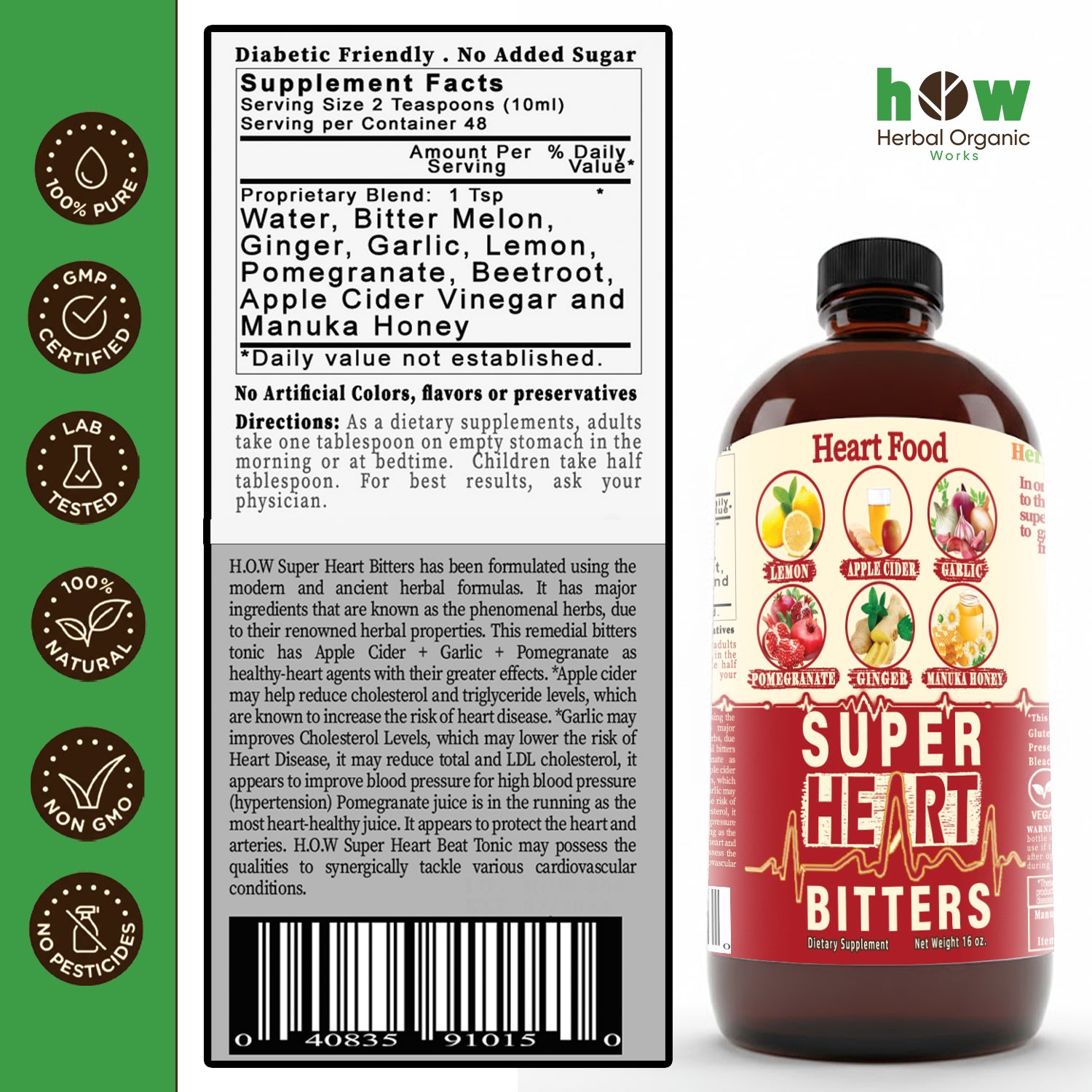 Super heart bitter Nutrition Facts
