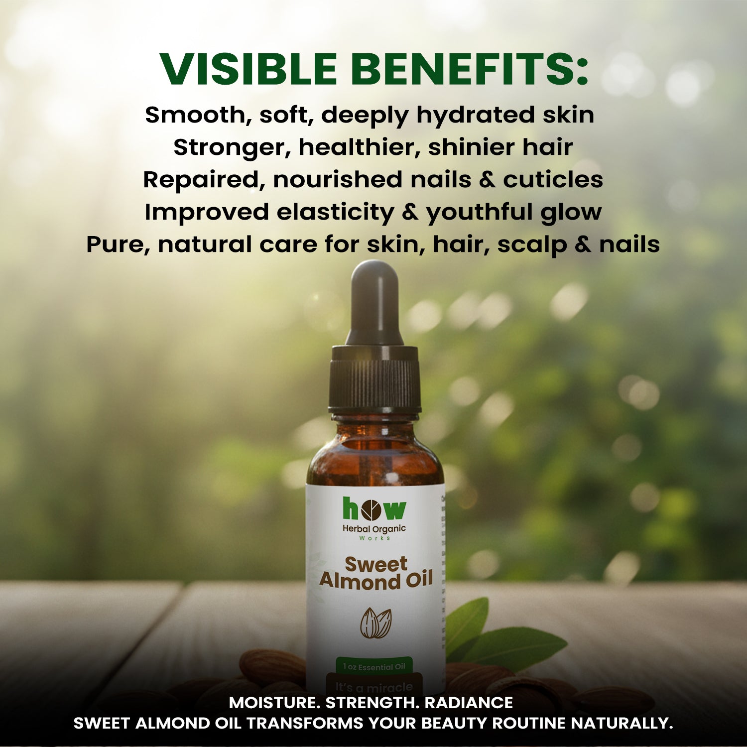 Sweet Almond oil benefits