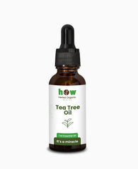 Tea Tree organic Oil by Herbal Organic Works 100% Pure & Natural Solution for Acne, Dandruff, Healthy Hair & Nails