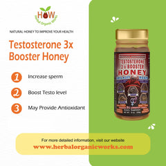 TESTOSTERONE 3x booster honey