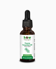 Thyme Essential Oil – Herbal Organic Works 100% Pure Oil for Diffuser, Aromatherapy & Massage | 1 oz
