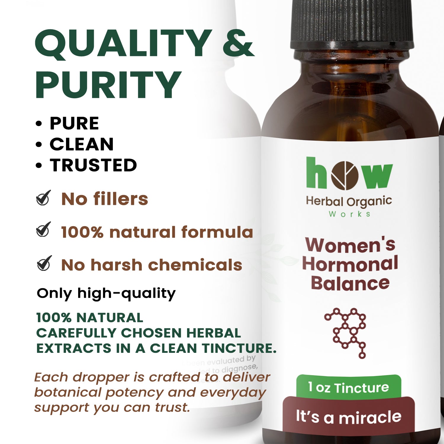 Women's Hormonal Balance Tincture quality