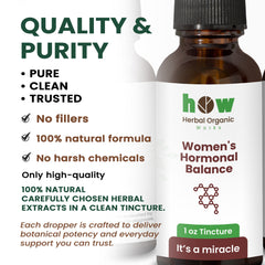 Women's Hormonal Balance Tincture quality