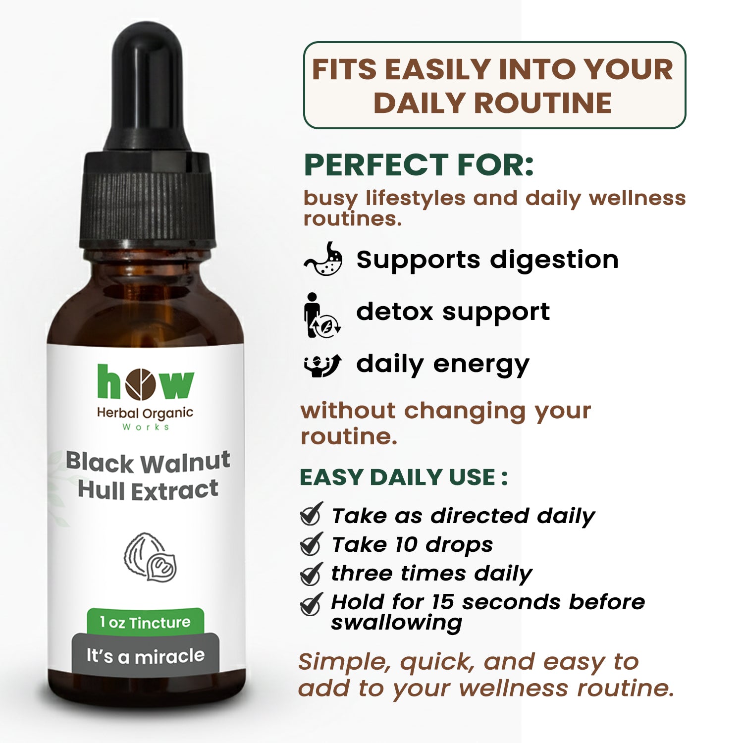 Black walnut extract uses