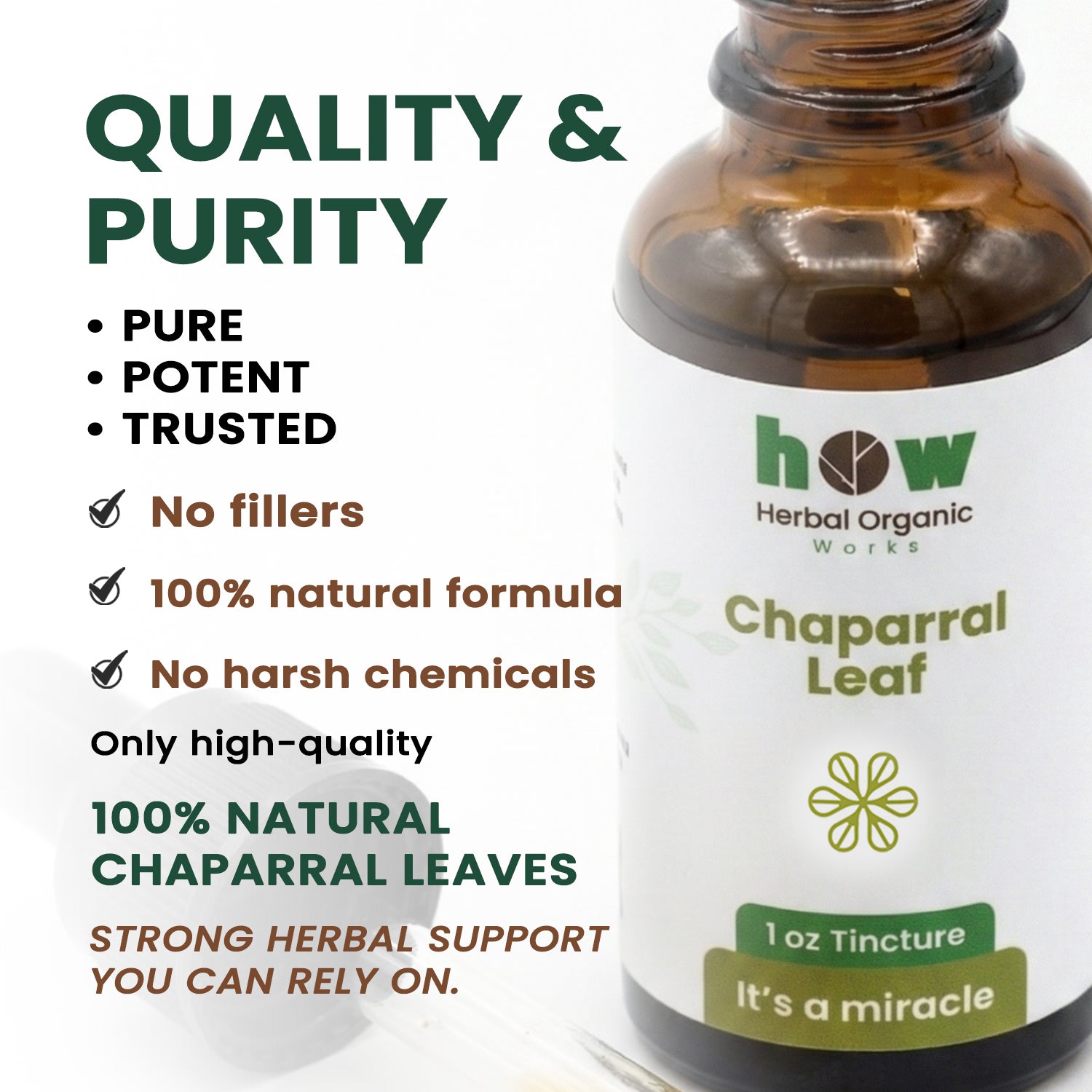 chaparral leaf extract quality