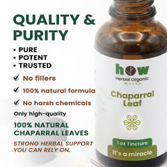 chaparral leaf extract quality