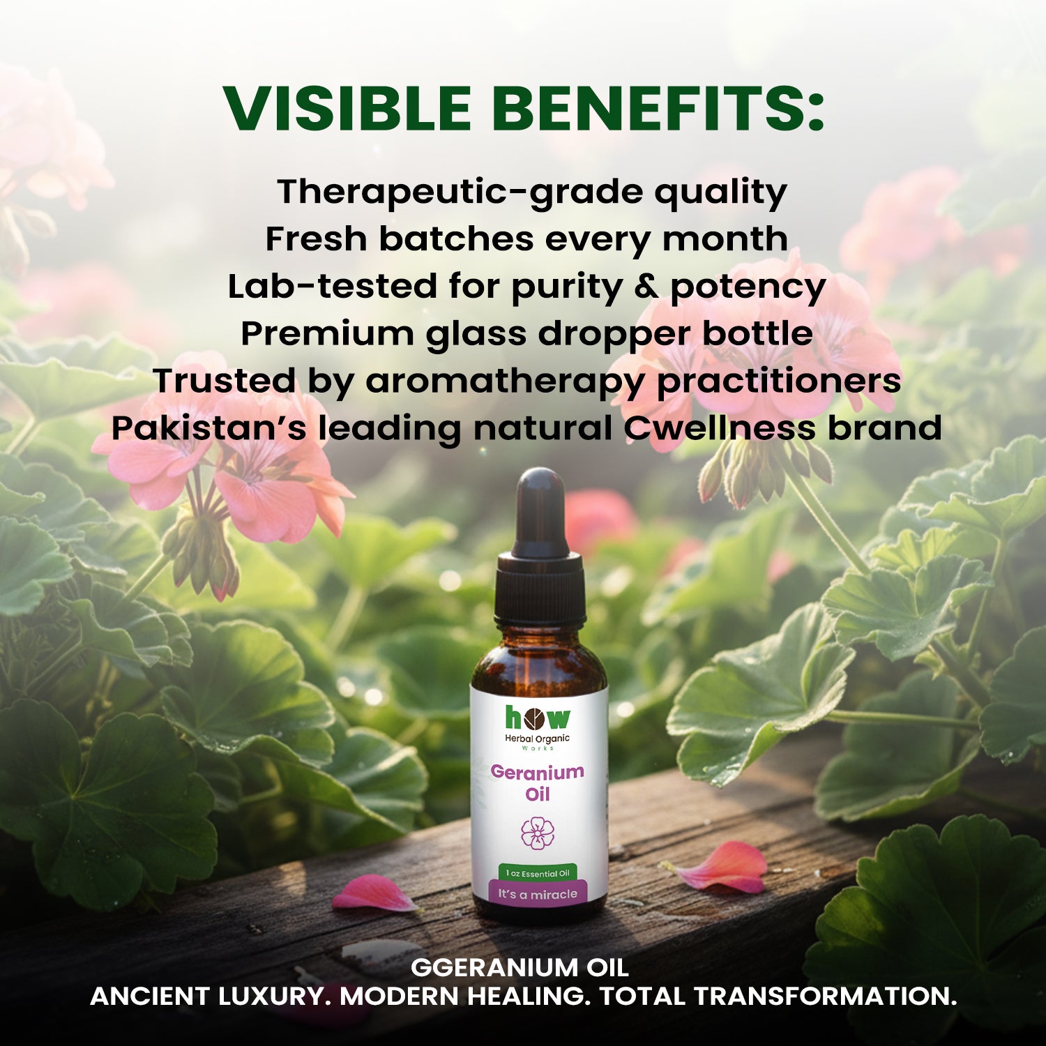 geranium oil benefits