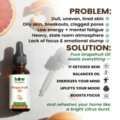 grape fruit oil problems