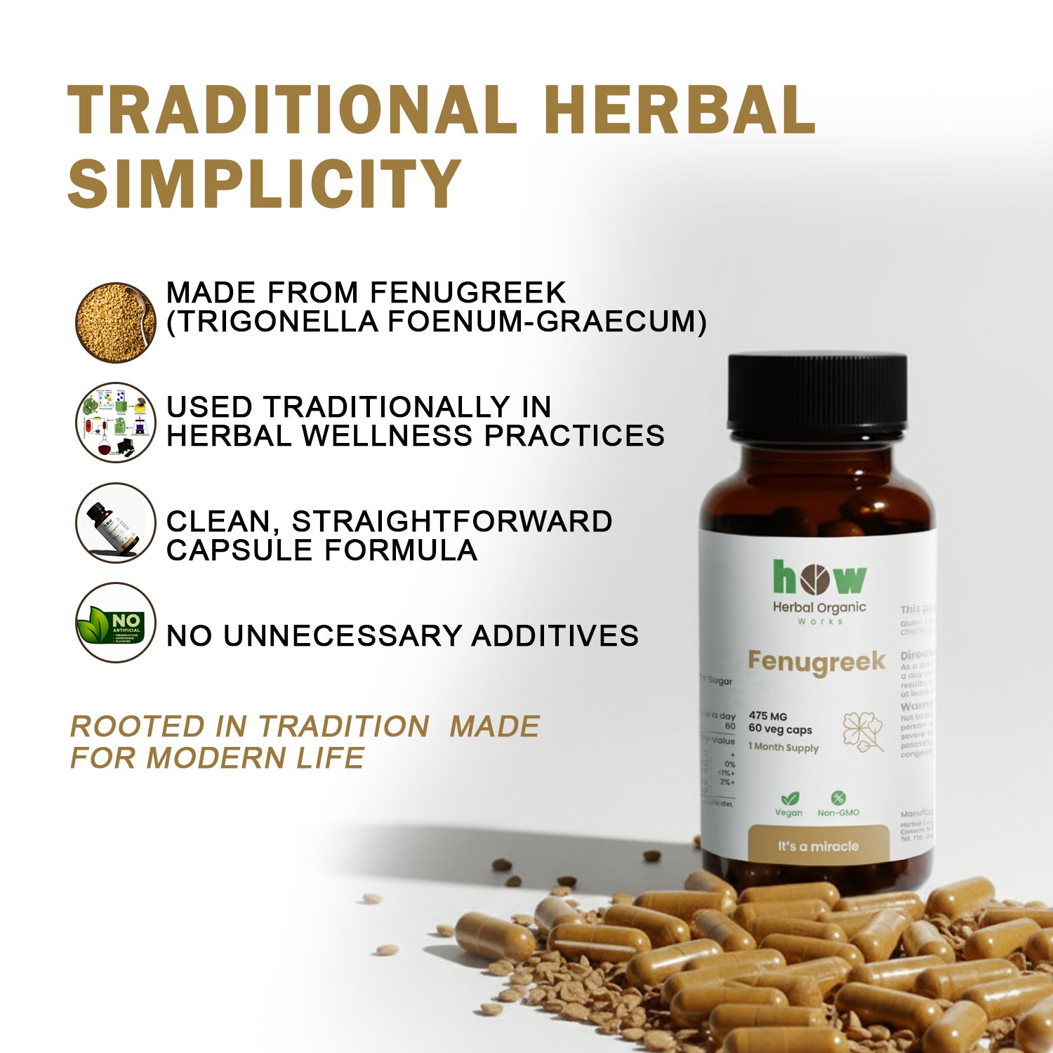 Herbal Fenugreek capsules