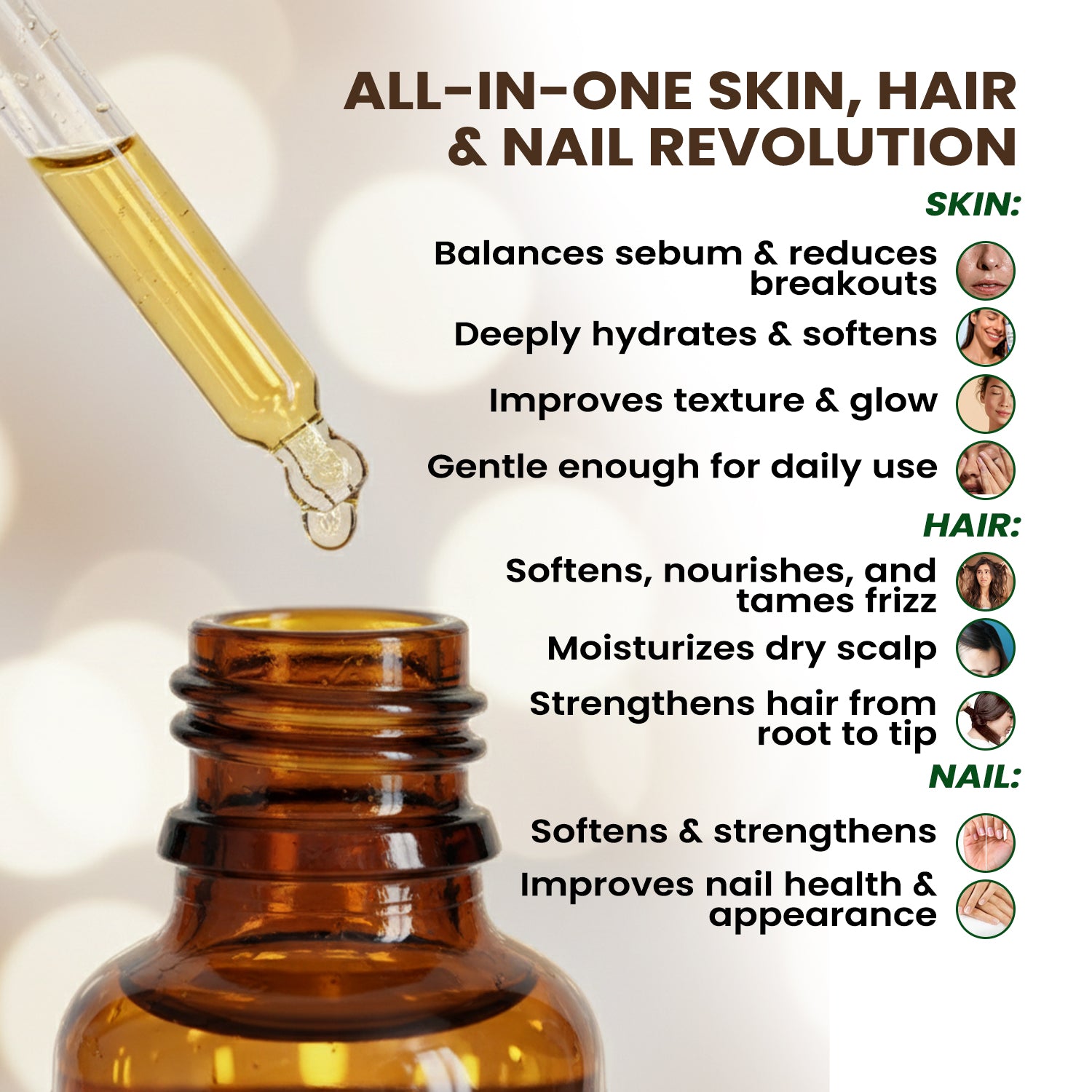Jojoba oilall in one
