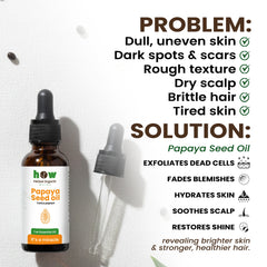 papaya seed oil problem solution