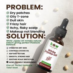 white jojoba oil problem solution