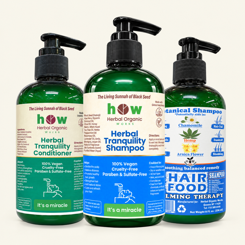 Hair Oil and Shampoo