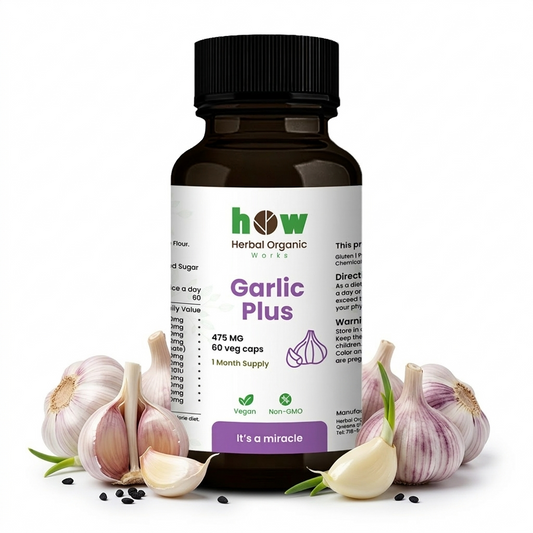 Garlic Plus Capsules | Natural Supplement for Heart Health